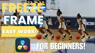Easy Freeze Frame Effect in DaVinci Resolve for Beginners (Step-by-Step Guide!)