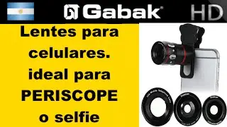 Lentes para celulares demostración y review