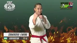 Шмикова Эмина (UZ) 70кг Ищук София (RU)