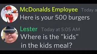 Discord Mods at a McDonald's...