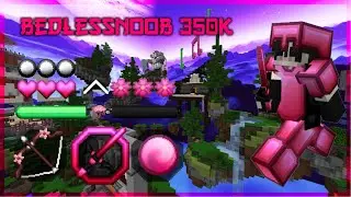 Bedless Noob 350k (Sakura 64x) by Yuruze w/ Java Hit Particles | MCPE PvP Texture Pack