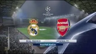 Pes 17 - Real Madrid vs. Arsenal / UEFA  HDChampions League Quarter Final / PC