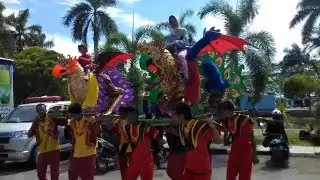 Sisingaan Hibut Anak-anak Pemudik Motor di Check Point Sukamandi