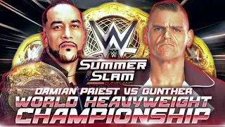 WWE2K24|Damian Priest Vs Ghunter Summerslam 2024|World Hevyweight Championship