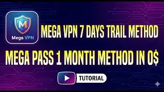 Mega vpn 1 week & Mega pass 1 month trail method by MR.AS