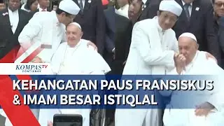 Momen Imam Besar Masjid Istiqlal Nasaruddin Umar sempat Cium Kening Paus Fransiskus