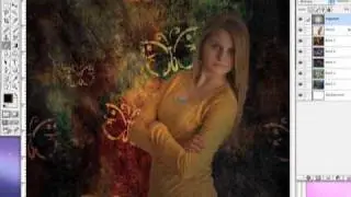 Learn How To Use Digital Photography Backgrounds - Photoshop Tutorial