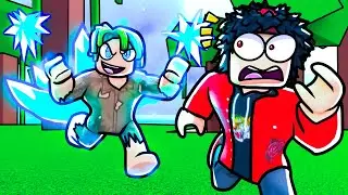 I Pretended to be NOOB with KITSUNE FRUIT! (Roblox Blox Fruits)