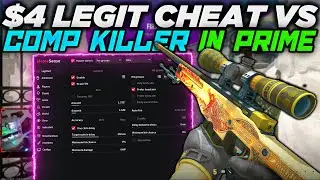 $4 CHEAT vs COMP KILLER in PRIME (Memesense CS2 Cheating)