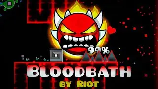Bloodbath - The Legendary Extreme Demon in Geometry Dash