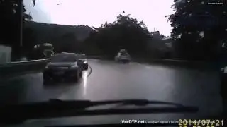 28.06.2015 Туапсе. Экипаж ДПС спровоцировал аварию