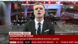 Re -film Sam BBC newsclip