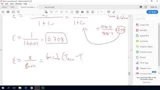 Heat Transfer Crash Course: Example exam problem: Heat exchanger effectiveness