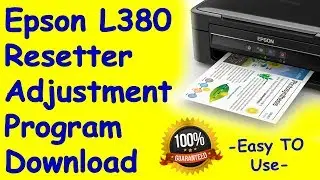Epson L380 Resetter Adjustment Program Download with keygen