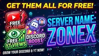 Free Discord boost's and yt subscribers ,views etc watch now