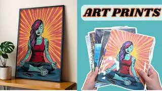 How To Make Art Prints for Etsy & Your Art Shop