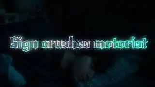 Sign crushes motorist - Manifesto // Sub. Español & Lyrics