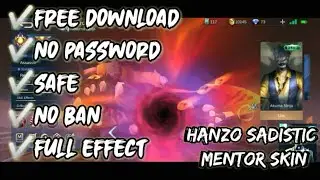 HANZO SKIN SCRIPT | INSIDIOUS TUTOR - SPECIAL SKIN (FREE+NO BAN+ NO PASSWORD+ FULL EFFECT)😯💛