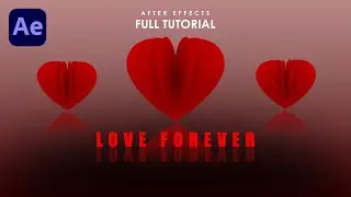 3D Heart Animation Tutorial in After Effects | After Effects Animation Tutorial