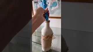 Decorando com garrafa costumizada #diy