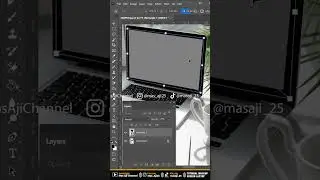 Tutorial Mokcup Screen Laptop di Photoshop
