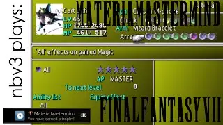Getting the Final Fantasy VII Materia Mastermind Trophy - PS4
