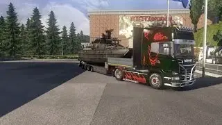 2. Euro Truck Simulator 2. Russian Open Spaces v 2.1