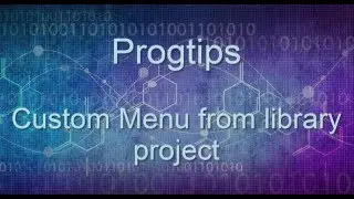 Custom Menu using Library Project of Capricorn