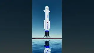New Glenn Booster Landing #blueorigin #newglenn #nasa #junoneworigins