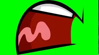 BFDI SCREAM GREEN SCREEN TEMPLATE