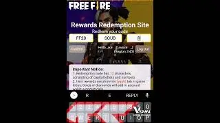 free fire redeem code today 😱 today redeem code in free fire, FF redeem code today#GamerApexH#Gaming