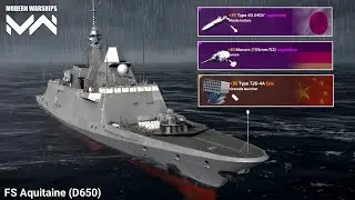 FS Aquitaine (D650) - Shop Equipment Full Gameplay - Modern Warships