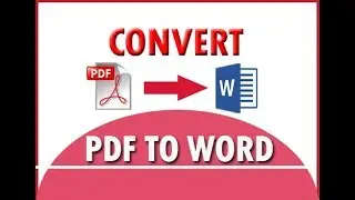 How to convert PDF file to word  | Convert PDF to Word online