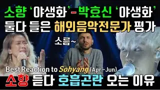 디바 소향, 박효신의 야생화 들은 해외 보컬코치의 kpop 평가 반응, 리액션 순위, Ranking of Reaction to So Hyang & Vocal Coach