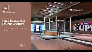 NEWSROOM UNAM3 | Unreal Engine Corporate Virtual Set | Integrated With Aximmetry |