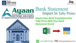 BANK STATEMENT IMPORT FROM EXCEL TO TALLY  DEMO IN TELUGU