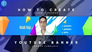 How to Make Professional YouTube Banner on Mobile | Pixellab se YouTube Channel Art Kaise Banaye