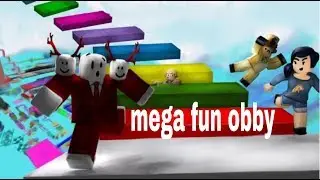 Roblox Mega fun obby parkurunda oynadım