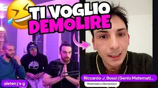 GENIO MATEMATICO ENTRA IN LIVE PER DEMOLIRE ALESSANDRO DEI THE SHOW!!😂🎪 con Jaser