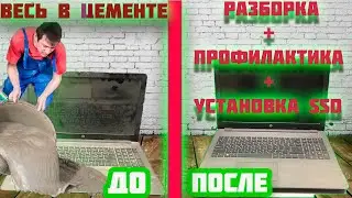 РАЗБОРКА НОУТБУКА HP-3168NGW(225-G6), ЧИСТКА, ЗАМЕНА HDD