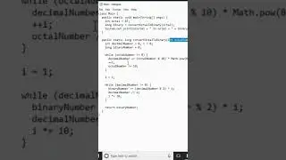 how to convert octal to binary in java program