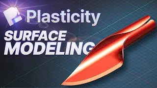 NEW Amazing 3D Modeling Software! | Plasticity | Surface Modeling