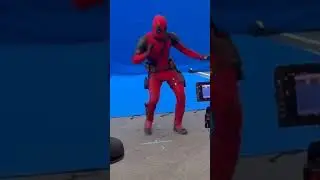 BTS of the dance opening scene for #DeadpoolAndWolverine #shorts #ryanreynolds