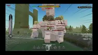 TITANAGE ROBLOX- KILLING 50 TITANS IN 30 SECONDS (PITY METHOD)