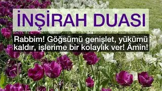 İnşirah Duası- Rabbim, göğsümü genişlet, yükümü kaldır, işlerime kolaylık ver!