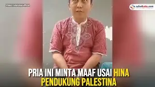 Videonya Viral, Pria Ini Minta Maaf Usai Hina Pendukung Palestina