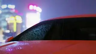Car In The Rain Custom Render