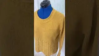 Джемпер «Сочинение» #design #knitting #вязание #вязаниеспицами