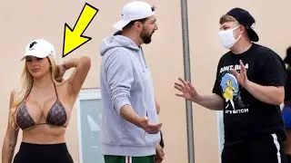 WERE YOU CHECKING OUT MY GIRLFRIEND?
