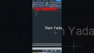 How to create Multiline text in Auto CAD।#shorts